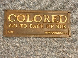 Bus sign